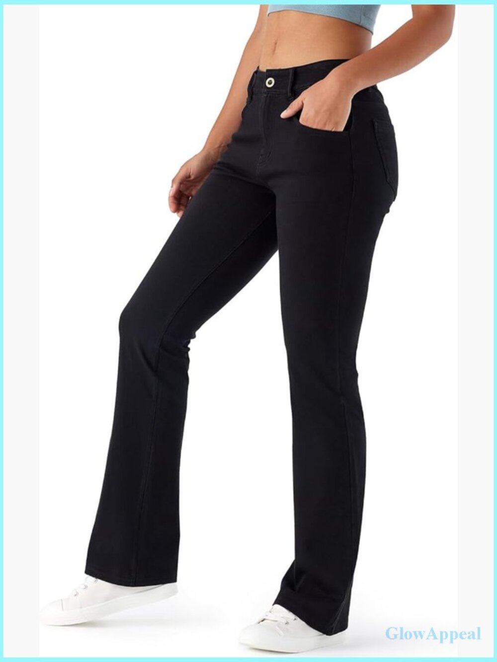 High Waisted Bootcut Jeans Women Stretch Soft Straight Leg Jeggings Fit